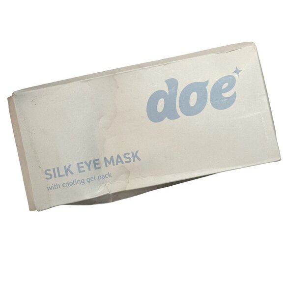 Doe Soothing Eye Mask Silk Mask with Cooling Warming Gel Pack - Picture 3 of 4